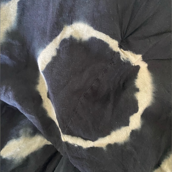 Solitaire Tie Dyed Maxi Boho Bubble Pick up Skirt - Picture 5 of 7